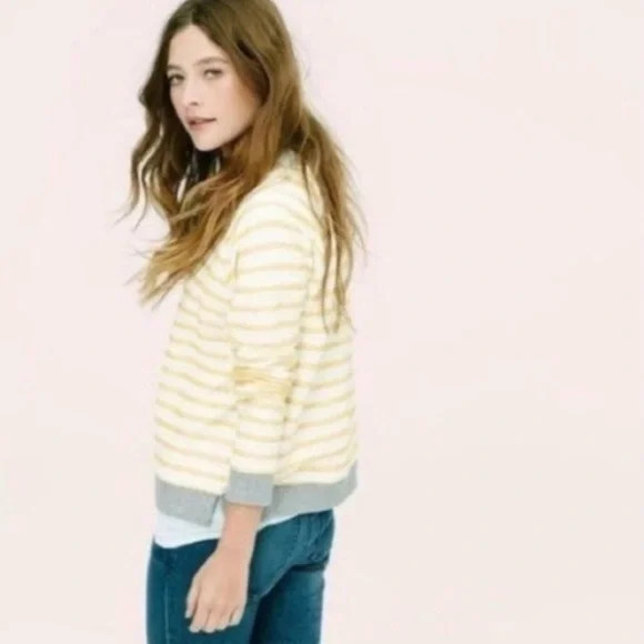 LOU & GREY Haze Stripe Sweatshirt - Picture 2 of 7